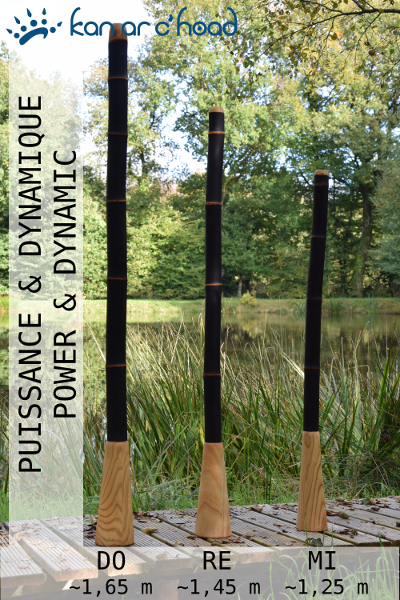 Didgeridoo En Bambou Sculpté à La Main - 120 Cm, Motif Peint Pointillé, Instrument Traditionnel Aborigène